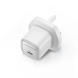 Anker Zolo PowerPort 30W USB-C Wall Charger UK Plug White
