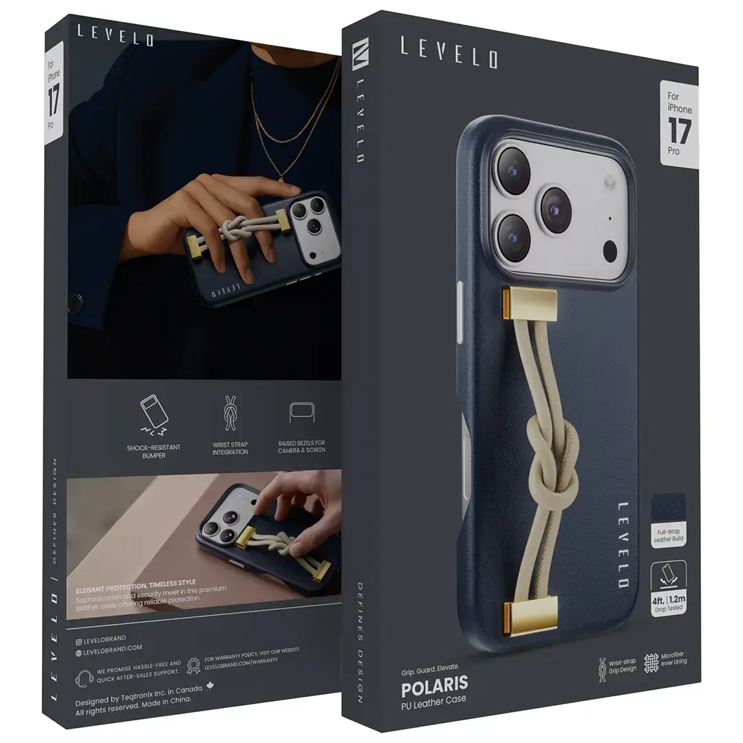 Levelo Polaris PU Leather Case for iPhone Pro Max - photo 2