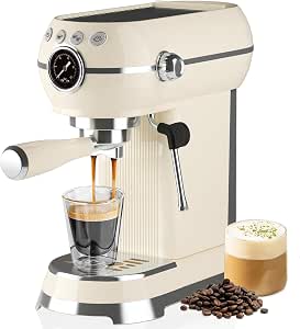 SUSTEAS Morning Brew Espresso & Breakfast Station – 20-Bar Coffee Maker