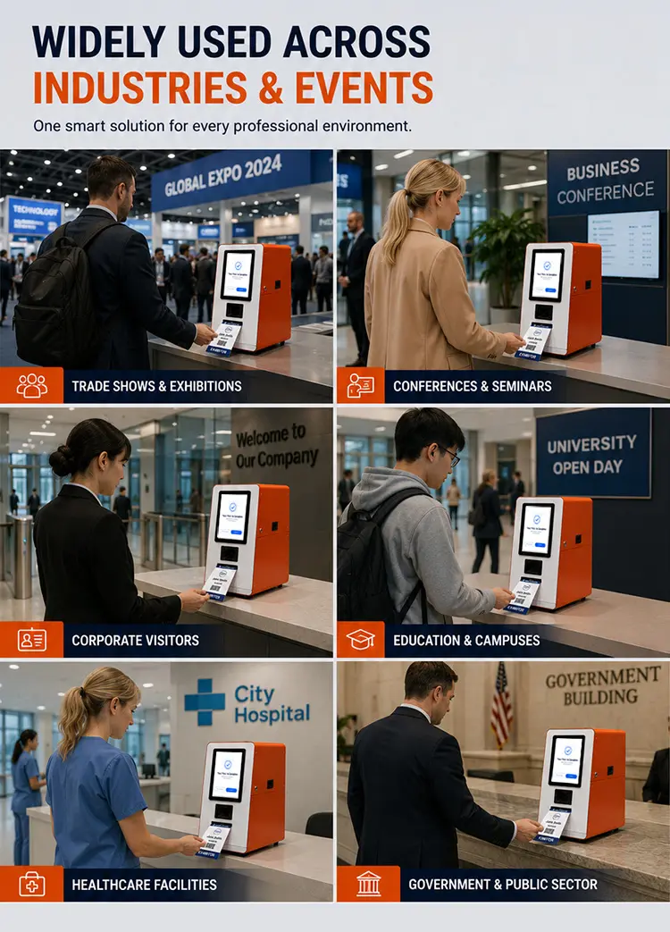Self-Service Event Badge Printer with QR Code & NFC Check-In - Image 5