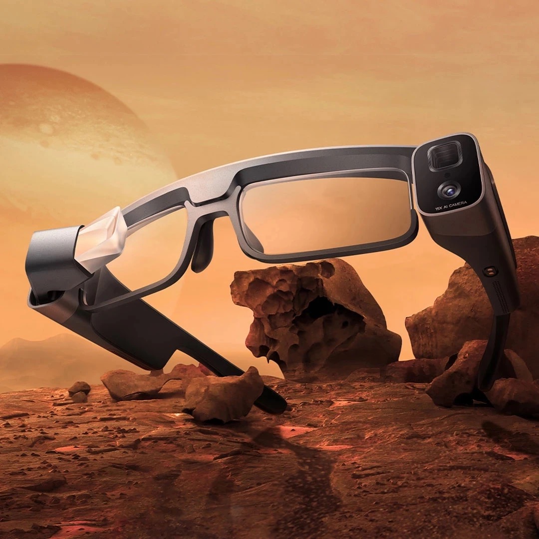 Mijia smart camera glasses with 50MP camera and micro OLED display
