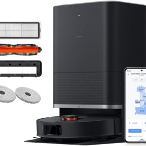 Xiaomi X20 Max robot vacuum and mop with self-emptying base station and accessories